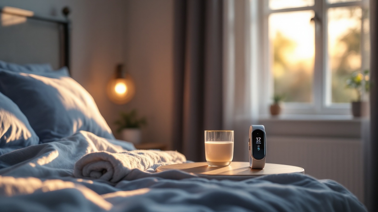 Sleep tracker, twilight light and cellular energy graphic for a UK summer mitochondrial recovery guide.